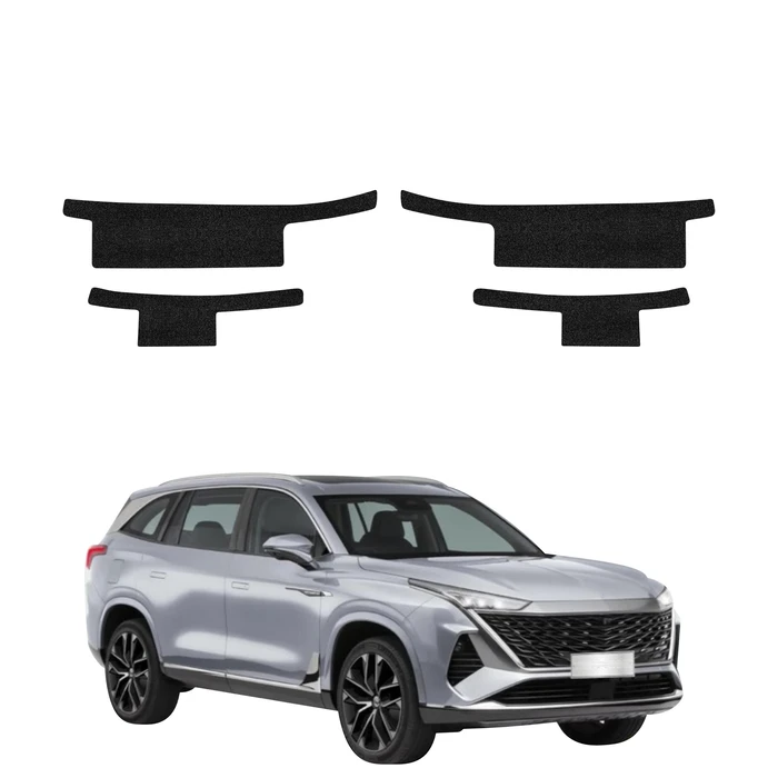 GrizzGlass HeavyDuty Black Door Sill Protective Film MG S9 (2026) [4in1]