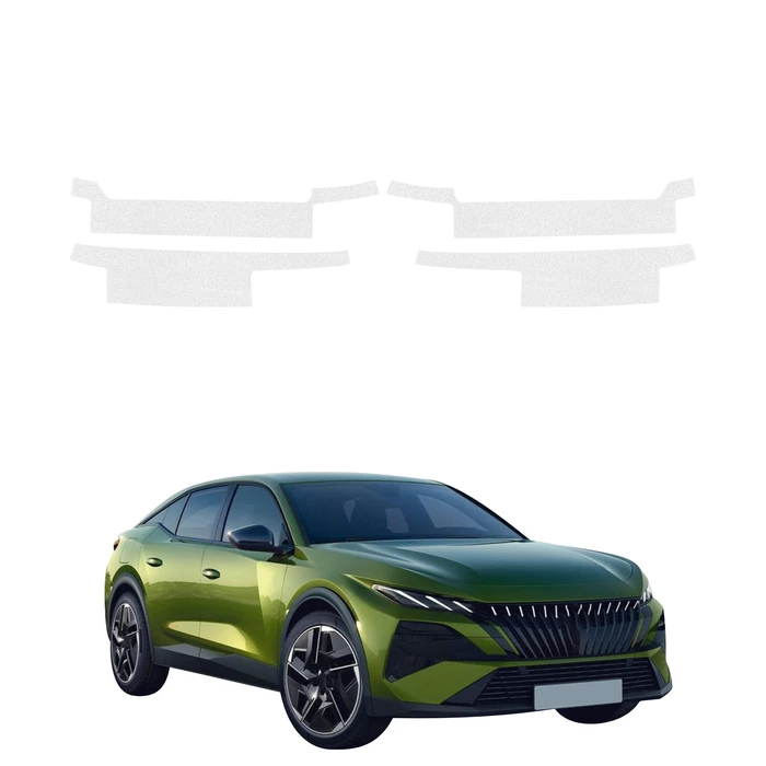 GrizzGlass HeavyDuty Clear Door Sill Protective Film Peugeot 408 GT (2026) [4in1]
