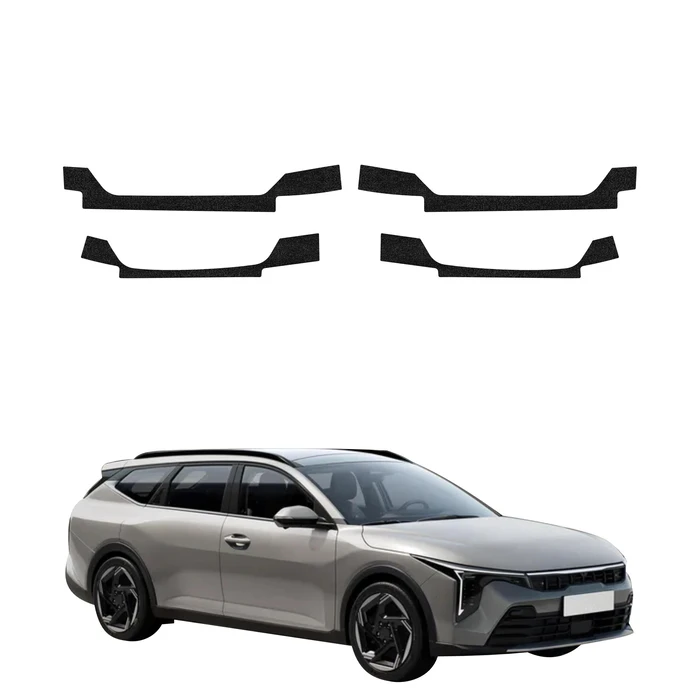 GrizzGlass HeavyDuty Black Door Sill Protective Film Kia K4 Kombi (2026) [8in1]
