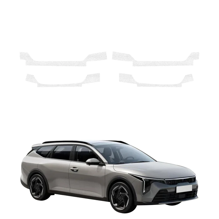 GrizzGlass HeavyDuty White Door Sill Protective Film Kia K4 Kombi (2026) [8in1]