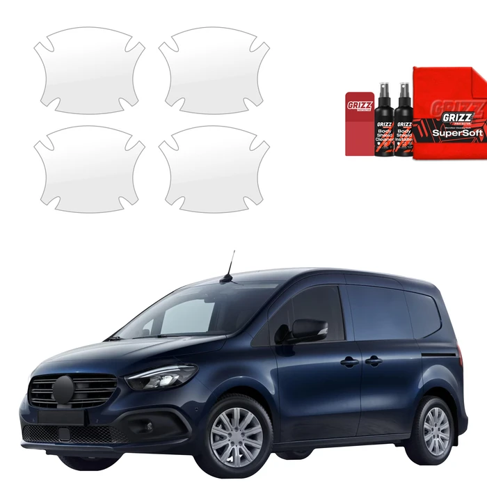 GrizzGlass BodyShield Door Handle Protective Film Mercedes-Benz eCitan (2021-2026) [4in1]