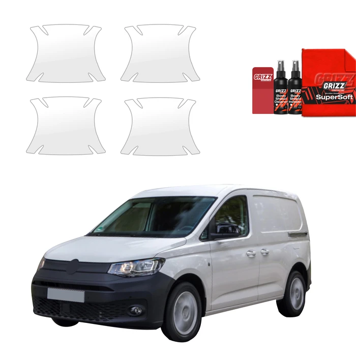 GrizzGlass BodyShield Door Handle Protective Film Volkswagen Caddy Cargo (2020-2026) [4in1]