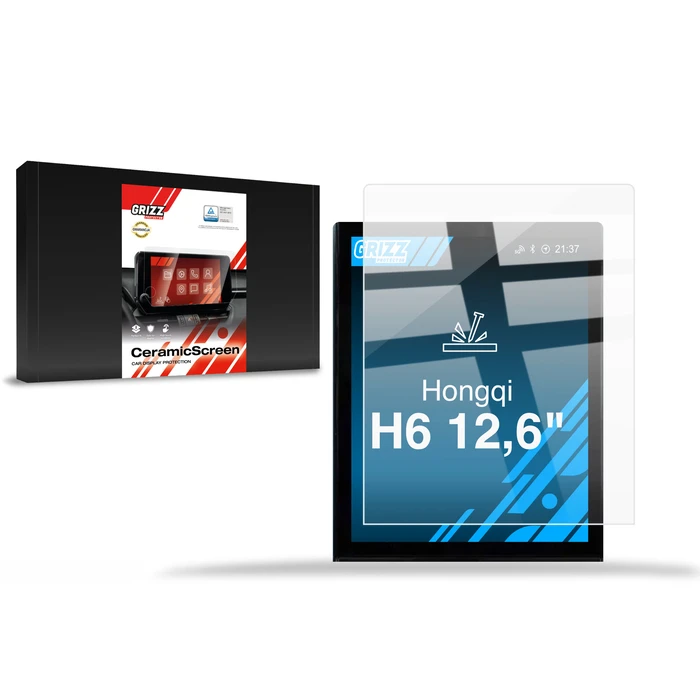 Ceramic GrizzGlass CarDisplay Protection Hongqi H6 12,6" (2025-2026)
