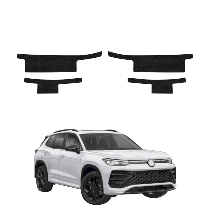 GrizzGlass HeavyDuty Black Door Sill Protective Film Volkswagen Tiguan (2023-2026) [4in1]