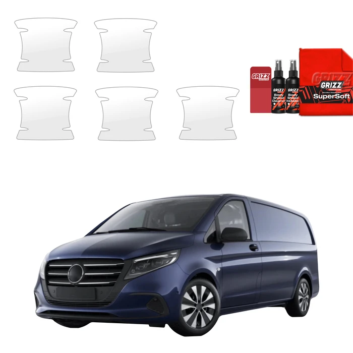 GrizzGlass BodyShield Door Handle Protective Film Mercedes-Benz eVito (2014-2026) [5in1]