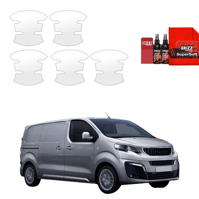 GrizzGlass BodyShield Door Handle Protective Film Peugeot Expert (2024-2026) [5in1]