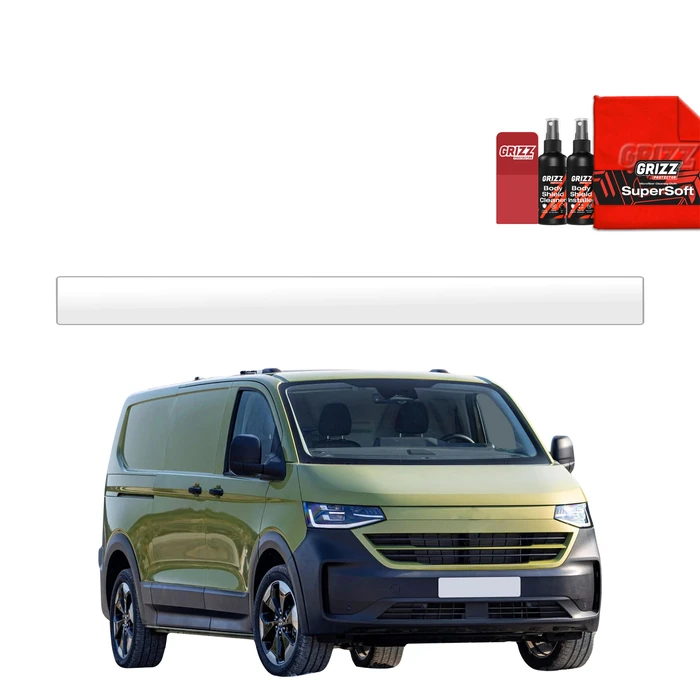 GrizzGlass BodyShield Left Cargo Door Sill Protective Film Volkswagen Transporter (2024-2026)