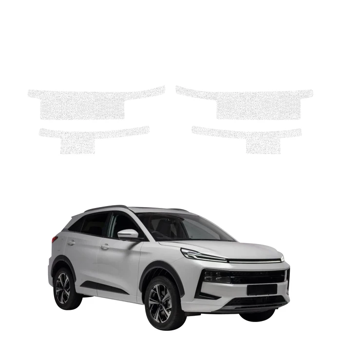 GrizzGlass HeavyDuty White Door Sill Protective Film JAC JS6 (2026) [4in1]