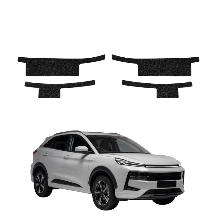 GrizzGlass HeavyDuty Black Door Sill Protective Film JAC JS6 (2026) [4in1]
