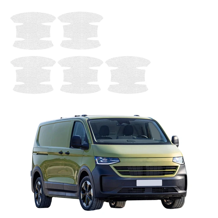 GrizzGlass HeavyDuty Clear Door Handle Protective Film Volkswagen Transporter (2024-2026) [5in1]