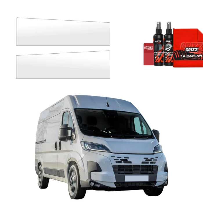 GrizzGlass BodyShield Front Door Sill Protective Film Fiat Ducato (2006-2026) [2in1]