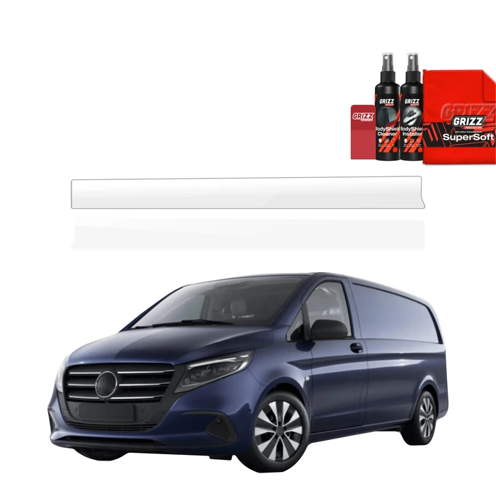 GrizzGlass BodyShield Front Door Sill Protective Film Mercedes-Benz eVito (2014-2026) [2in1]