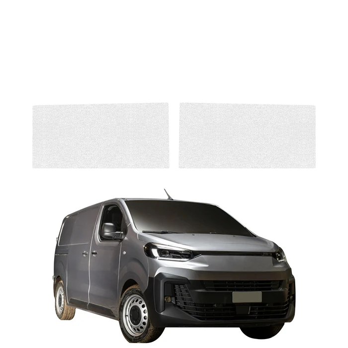 GrizzGlass HeavyDuty Clear Front Door Sill Without Notch Protective Film Fiat Scudo (2024-2026) [2in1]