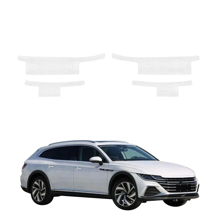 GrizzGlass HeavyDuty White Door Sill Protective Film Volkswagen Arteon Shooting Brake (2019-2025) [4in1]
