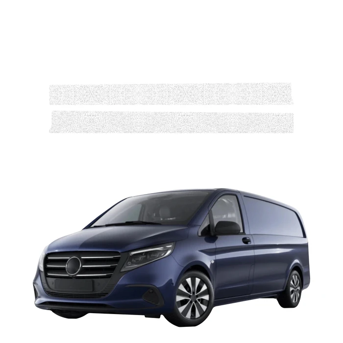 GrizzGlass HeavyDuty White Front Door Sill Protective Film Mercedes-Benz Vito (2014-2026) [2in1]