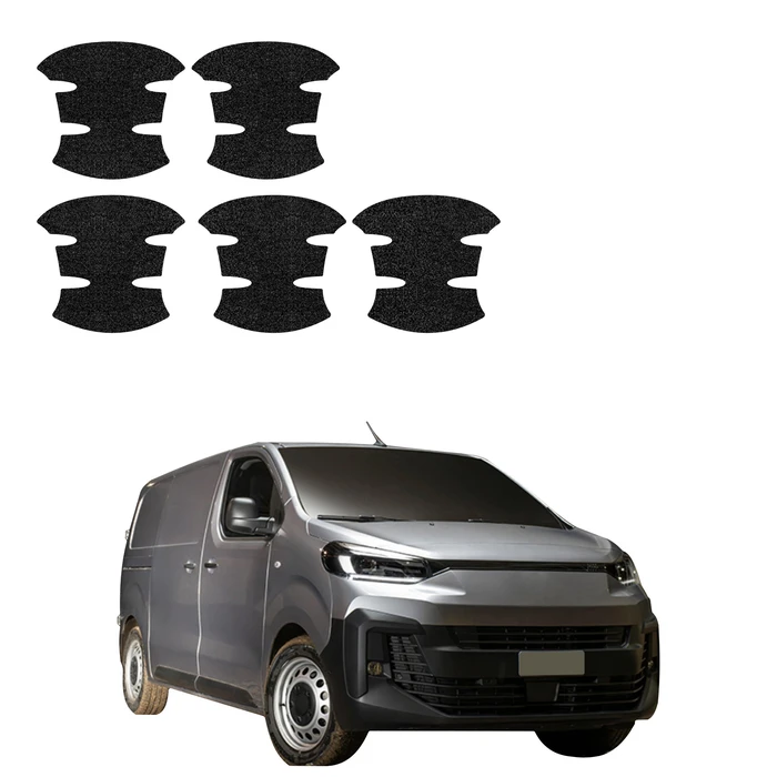 GrizzGlass HeavyDuty Black Door Handle Protective Film Fiat Scudo (2024-2026) [5in1]