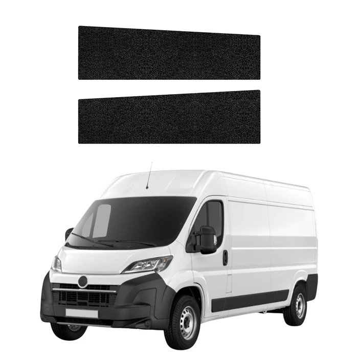 GrizzGlass HeavyDuty Black Front Door Sill Protective Film Opel Movano (2006-2026) [2in1]
