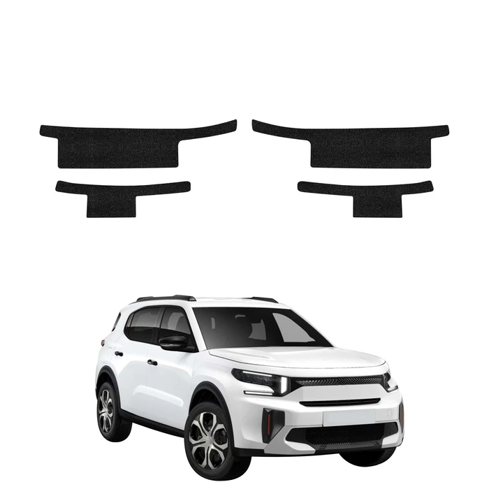 GrizzGlass HeavyDuty Black Door Sill Protective Film Citroen C3 Aircross (2025-2026) [4in1]