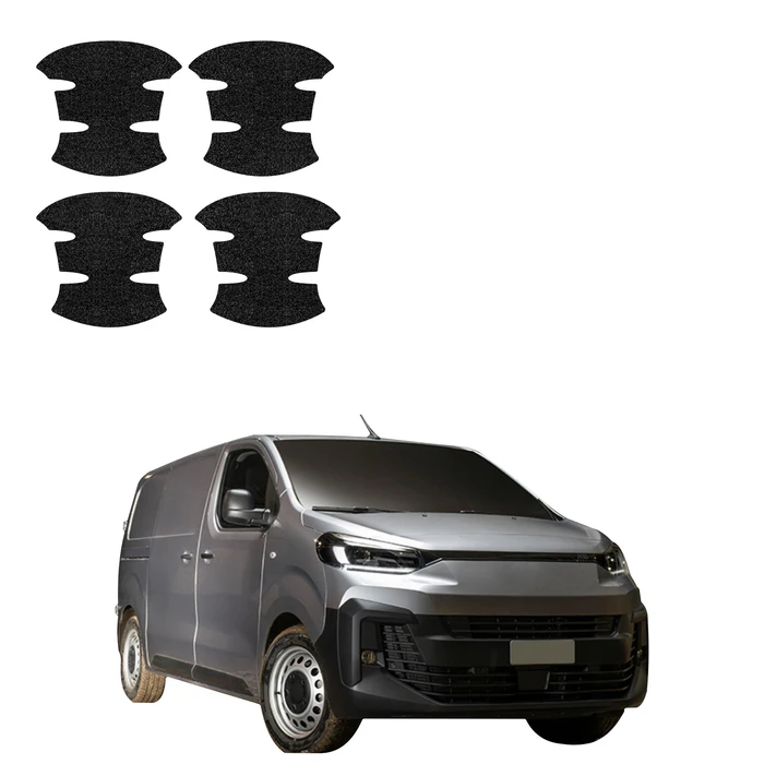 GrizzGlass HeavyDuty Black Door Handle Protective Film Fiat Scudo (2024-2026) [4in1]