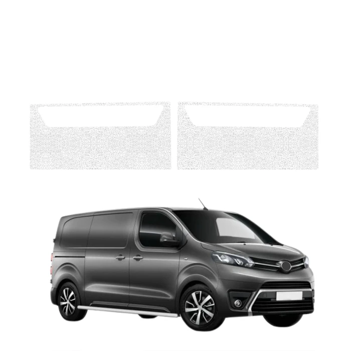 GrizzGlass HeavyDuty Clear Front Door Sill Protective Film Toyota Proace (2024-2026) [2in1]