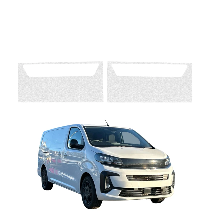 GrizzGlass HeavyDuty Clear Front Door Sill Protective Film Opel Vivaro (2024-2026) [2in1]