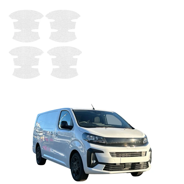 GrizzGlass HeavyDuty Clear Door Handle Protective Film Opel Vivaro (2024-2026) [4in1]