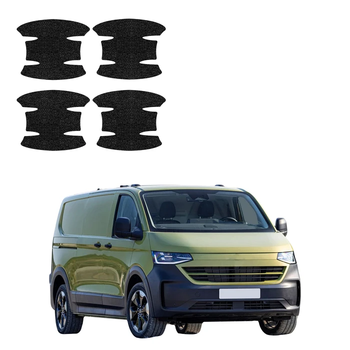 GrizzGlass HeavyDuty Black Door Handle Protective Film Volkswagen Transporter (2024-2026) [4in1]