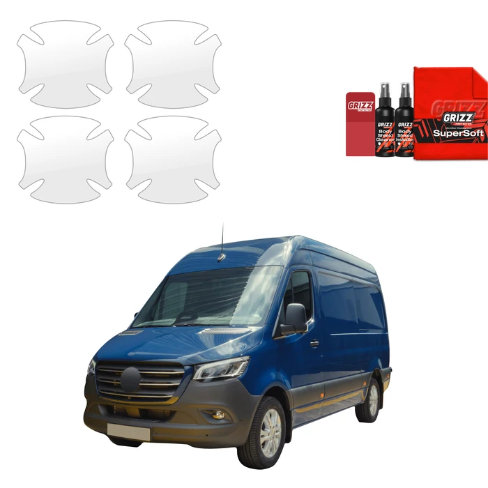 GrizzGlass BodyShield Door Handle Protective Film Mercedes-Benz Sprinter (2018-2026) [4in1]