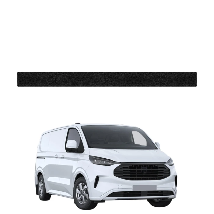 GrizzGlass HeavyDuty Black Left Cargo Door Sill Protective Film Ford Transit Custom (2022-2026)