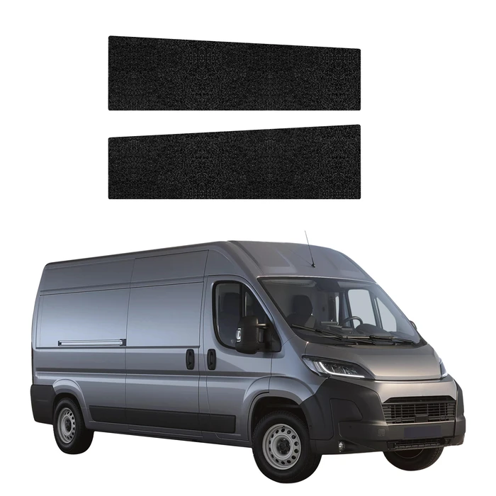 GrizzGlass HeavyDuty Black Front Door Sill Protective Film Toyota Proace Max (2024-2026) [2in1]