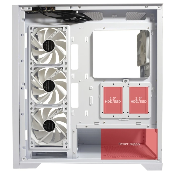 LC-Power Gaming 806W Crosswind_X - Midi Tower Computer Case