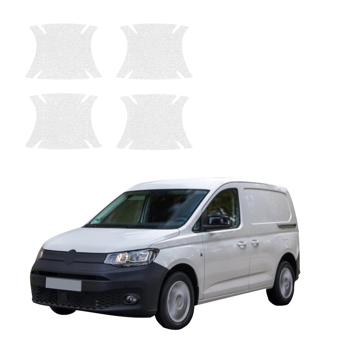 GrizzGlass HeavyDuty Clear Door Handle Protective Film Volkswagen Caddy Cargo (2020-2026) [4in1]