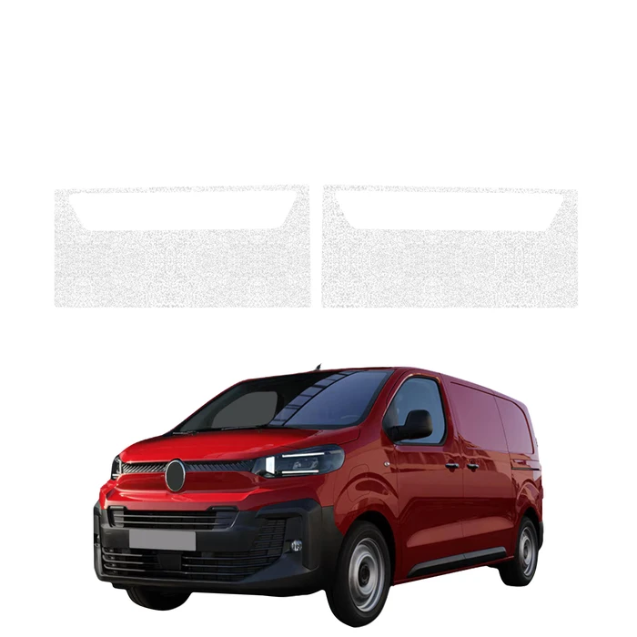 GrizzGlass HeavyDuty White Front Door Sill Protective Film Citroen Jumpy (2024-2026) [2in1]