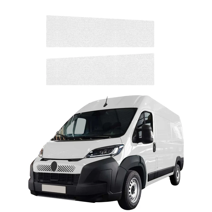 GrizzGlass HeavyDuty Clear Front Door Sill Protective Film Citroen Jumper (2006-2026) [2in1]