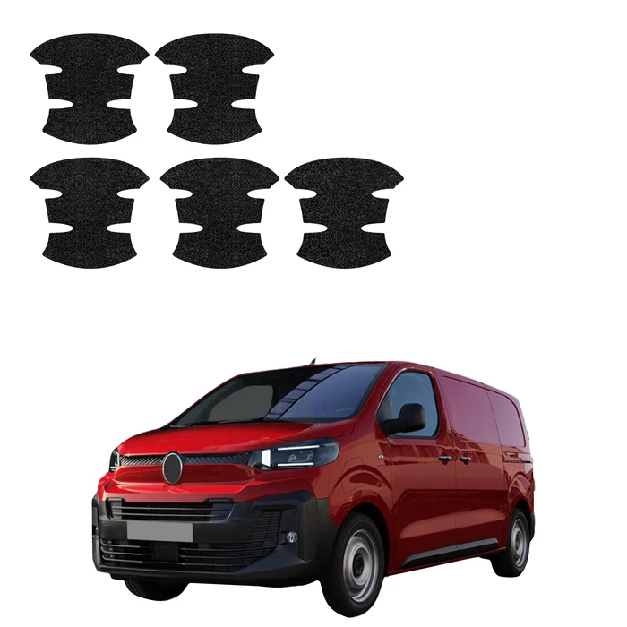 GrizzGlass HeavyDuty Black Door Handle Protective Film Citroen Jumpy (2024-2026) [5in1]