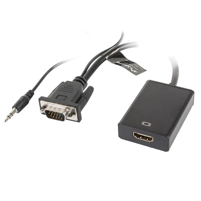 Αντάπτορας HDMI Lanberg AD-0021-BK 0.2 m to VGA Black