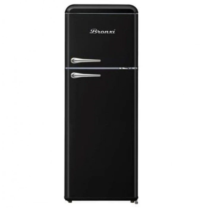 Ρετρό Δίπορτο Ψυγείο Bronxi BX-1510 BK