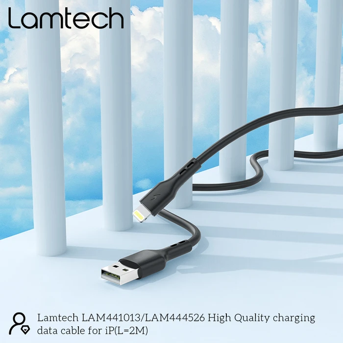 Καλώδιο Lightning Lamtech Lightning 2m Black