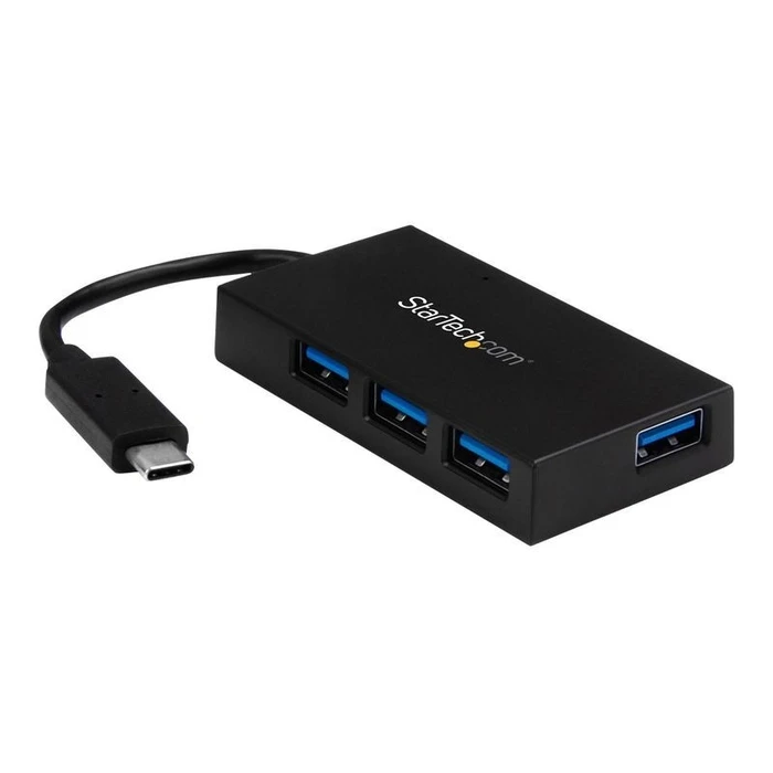 USB Hub StarTech 3.0 - USB-C to 4x USB-A - Includes power adapter - Compact - Type C - 4 ports