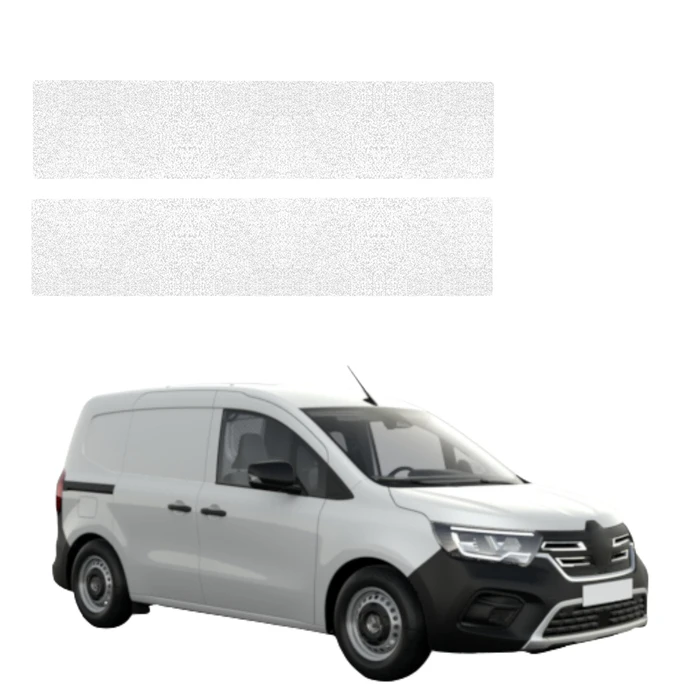 GrizzGlass HeavyDuty White Front Door Sill Protective Film Renault Kangoo Van (2021-2026) [2in1]