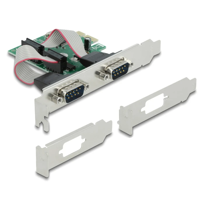 Controller Delock Κάρτα Επέκτασης PCIe σε 2X RS-232 90007, 921.6Kbps