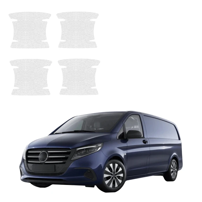 GrizzGlass HeavyDuty Clear Door Handle Protective Film Mercedes-Benz eVito (2014-2026) [4in1]