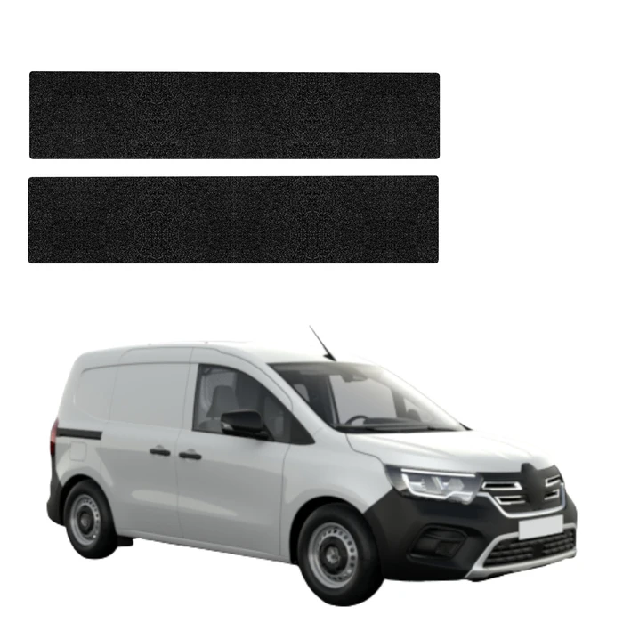 GrizzGlass HeavyDuty Black Front Door Sill Protective Film Renault Kangoo Van (2021-2026) [2in1]