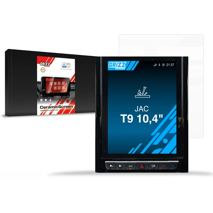 Ceramic GrizzGlass CarDisplay Protection JAC T9 10,4" (2025-2026)