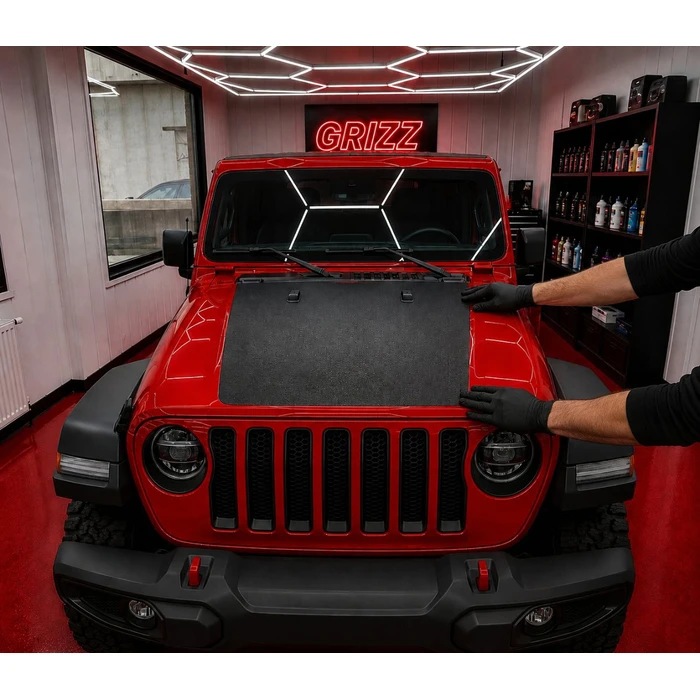 GrizzGlass HeavyDuty Black Right Cargo Door Sill Protective Film Ford Transit Connect (2022-2026)