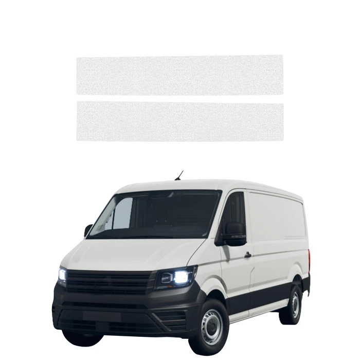 GrizzGlass HeavyDuty Clear Front Door Sill Protective Film Volkswagen Crafter (2016-2026) [2in1]