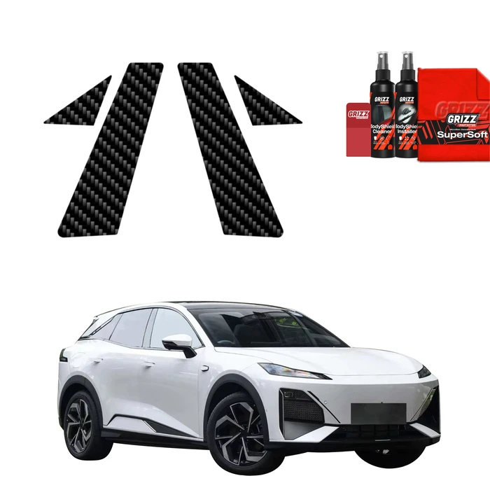 GrizzGlass BodyShield Carbon Car Pillar Protective Film Changan Deepal S07 (2026) [4in1]