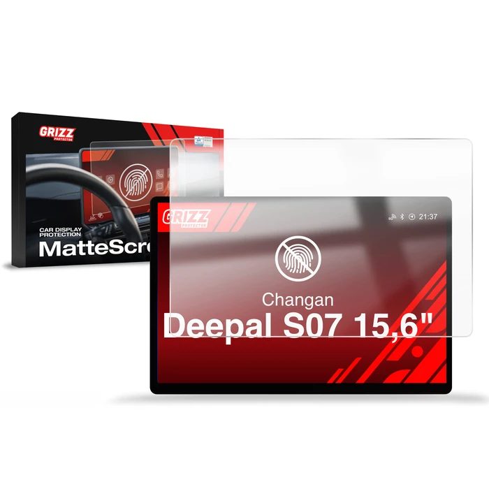 Matte GrizzGlass CarDisplay Protection Changan Deepal S07 15,6" (2026)