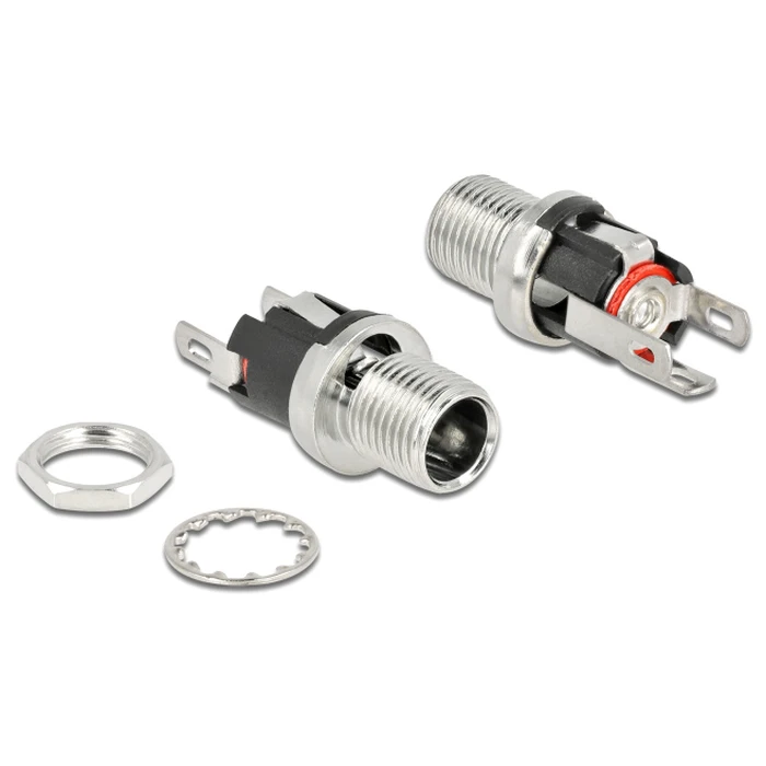 Σύνδεσμος Τροφοδοσίας Delock DC 5.5 x 2.1mm 90056, bulkhead, θηλυκός
