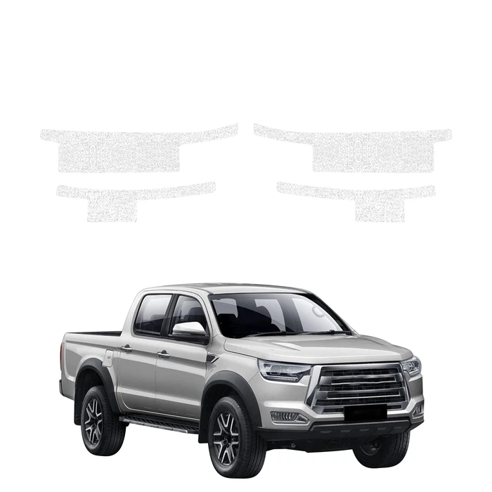 GrizzGlass HeavyDuty White Door Sill Protective Film JAC T8 Plus (2025-2026) [4in1]